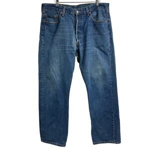 Levis Mens 501 Jeans size‎ 38 x 32 Medium Wash